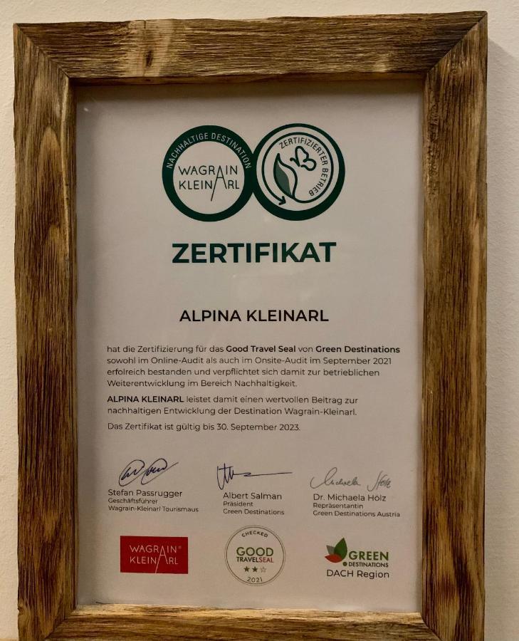 Hotel Alpina Клайнарл Екстериор снимка